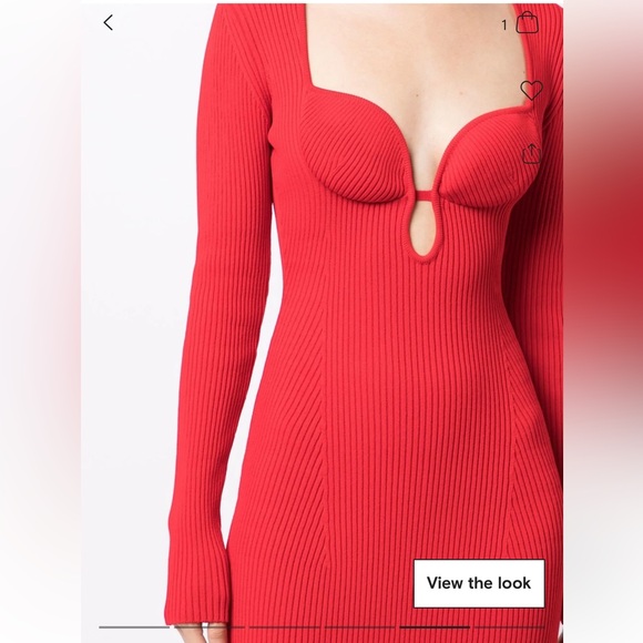 Magda Butrym red knit maxi dress - Picture 5 of 12